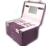 Coffret &agrave; Bijoux "La Diva" Violet