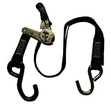 Rod Saver Rubber Covered Ratchet Tie-Down (4-Feet), Pair