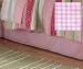 Annas Ruffle Dust Ruffle in Pink Size: Twin