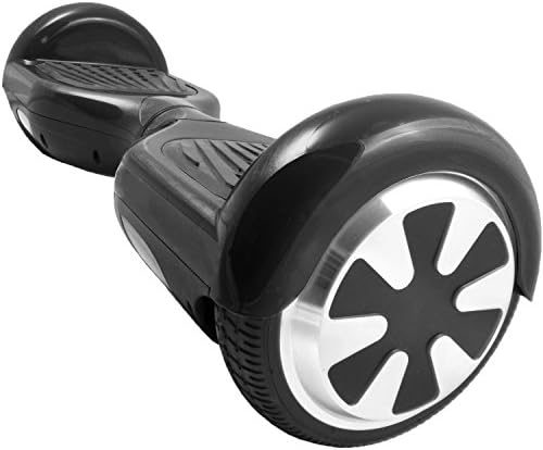 Black Self Balancing Scooter By HoverTech - Two Wheel Electric Battery Powered Mini Scooters for Perfect Fun and Sports - One of the Most Essential Fun Accessories Available Hoverboard Shipped In USA