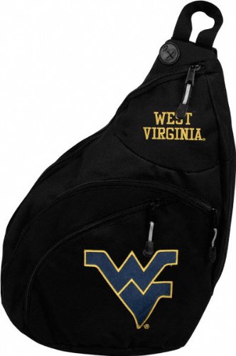 West Virginia Mountaineers Black Slingshot Backpack