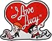 Search : 2.5" I Love Lucy TV Lucy & Desi Lounging Cartoon Patch