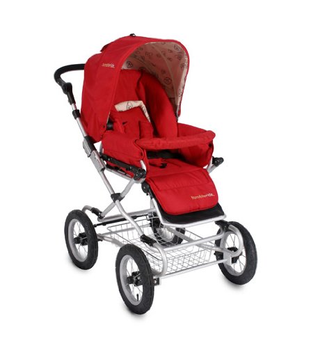 Bumbleride 2010 Queen B Classic Pram with Bassinet - Ruby