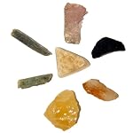 Chakra Set 01 Ulexite Kyanite Lepidolite Calcite Citrine Tektite Crystal Box