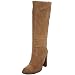 Steve Madden Women's Delilaa High Heel Boot,Taupe Suede,8.5 M US