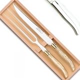 ProPassione Laguiole Carving/Serving Set in Box, Stainless Steel handles, polished, Dimensions: l 32 cm
