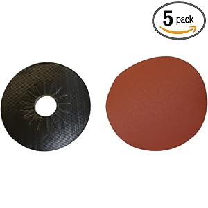 Porter-Cable 79120-5 120 Grit Hook and Loop Drywall Sander Pad and Discs - 5 Pack by Porter-Cable