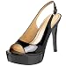Nine West Women's Lilliana Peep Toe Platform Slingback