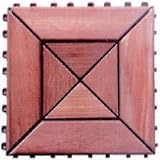 ウッドデッキ 30x30cm 【6枚以上送料無料】 JW9-30-B