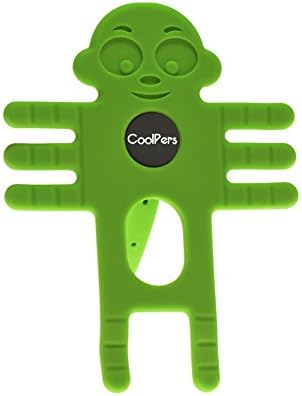CoolPers Six Armed Monkey Phone Stand and Air Vent Car Mount ? Portable Adjustable Stand and Holder from 3.5? to 5.2" for iPhone 6 and Samsung Galaxy S6-8211; Green