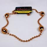 Orange / Gold / Yellow Football Helmet Beads (1 Pack)