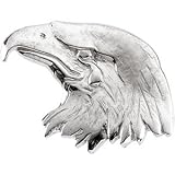 14k White Gold Crying Eagle Pin
