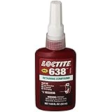 Loctite 21448 Green 638 High Strength Retaining Compound, 50 mL Bottle
