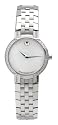 Movado Women's Faceto Diamond Accented Stainless Steel Bracelet Watch #0605146