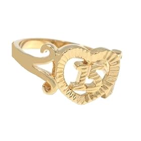 Quinceanera 15 Means Love 14K GEP Ring