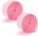 81' Crepe Streamer, Set of 2, Pink