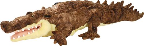 Wild Republic 82342 - Handpuppe aus Pl&uuml;sch, &nbsp;Krokodil - 50 cm Preisvergleich