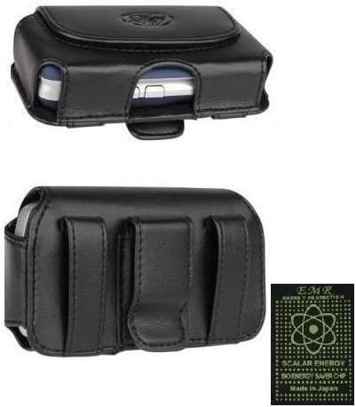 Leather Case Holster Cover Side Pouch with Belt Clip For Tracfone Samsung t105g - NisaTechWorld