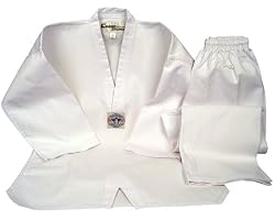 Cobra Tae Kwon Do Uniform White V-neck