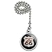 Graphics and More Hawg Heaven Route 66 Highway Hog Biker Motorcycle Ceiling Fan and Light Pull Chain