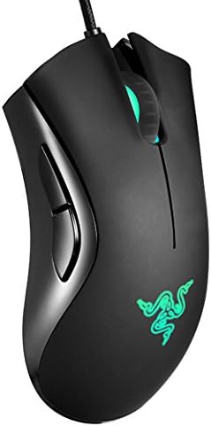 Original Genuine Razer DeathAdder 3500 dpi MMO Gaming Mouse Green Light USB
