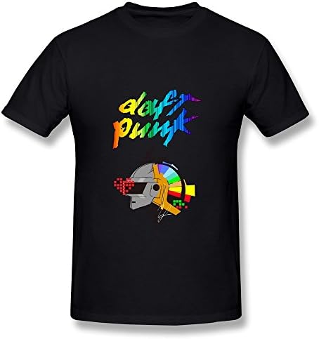 SHUNAN Men's Daft Punk Augusto T-shirt Size M Black