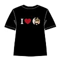 I LOVE CAPTAIN HADDOCK T-SHIRT IN BLACK FROM THE ADVENTURES OF TINTIN