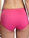 Yvette Women Mid-Rise Sports Panties #6042 - Boyshort Styling/Wide Band/Picot