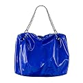Xhilaration&reg; Large Patent Hobo with Chain -Blue