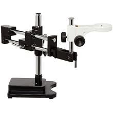 Ample Scientific BMSD-DA Stainless Steel Dual Arm Stereo Microscope Table Top Boom Stand