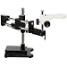 Ample Scientific BMSD-DA Stainless Steel Dual Arm Stereo Microscope Table Top Boom Stand