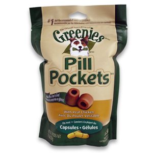 Greenies Pill Pockets, Chicken, 7.9 oz, for Capsules