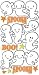 Essentials Large Dimensional Stickers-Spooky Ghosts