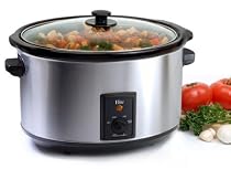 Elite Gourmet 8.5-qt. Oval Slow Cooker - Stainless Steel (MST800V)