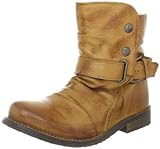 Buffalo London ES 15004 RIVA 134290, Damen Fashion Halbstiefel & Stiefeletten, Beige (CAMEL 65), EU 38