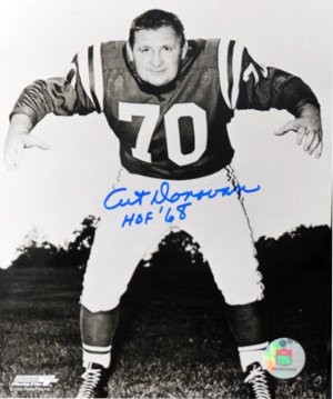 Art Donovan signed Baltimore Colts 8x10 Photo HOF 68