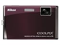 Nikon Coolpix S60 10MP Digital Camera with 5x Optical Vibration Reduction (VR) Zoom (Burgundy)