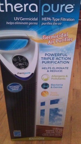 New Therapure Uv Germicidal Air Purifier, Hepa Type, Photo Catalyst, TPP 540