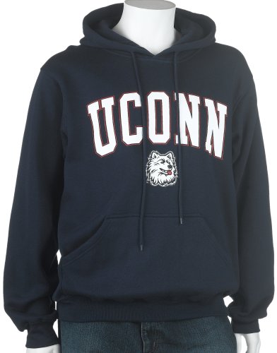 Soffe University of Connecticut Hoodie with Arch and Mascot