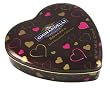 Ghirardelli Valentine's Chocolate Squares, Dark Decadence Collection, 7.45-Ounce Heart Tins (Pack of 2)