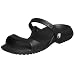 crocs Women's Cleo Slide,Black/Black,8 M