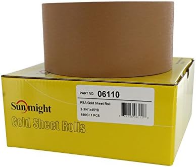 Sunmight Gold 2-3/4" X 45yd 180G PSA Sheet Roll, 06110, 1 Roll