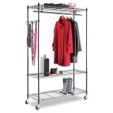 ALEGR354818BL - Wire Shelving Garment Rack