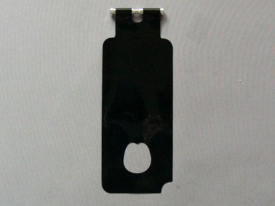 (まもるくん)ストラップシール(iPhone 3G・3GS用/黒)