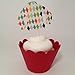 Ugly Sweater Christmas Cupcake Toppers, Set of 12