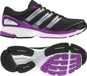 Original adidas Damen Laufschuh Response Cushion 21 W schwarz / lila / silber, Größe:38.5