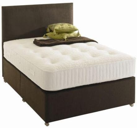 SUPER KING SIZE 6FT 1000 POCKET SPRUNG MEMORY FOAM DIVAN BED WITH 4 DRAWERS AND HEADBOARD by Regal 1000 Divan