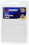 Avery All-Purpose Labels, 1 x 2.75 Inches, White, Pack of 128 (6113)