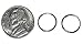 Nickel Free 2 Pair Set (4 Total Hoops) 12mm Hinged Hoop Earrings Crafted in SOLID .925 Sterling Silver