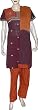 Kameez Salwar Printed Cotton Womens Dress Size S (slk363a)